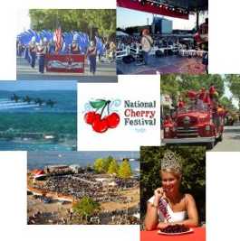 Scenes from the National Cherry Festival of Traverse City, Michigan