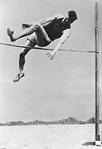 Jim Thorpe high jumping