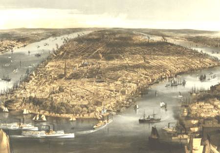 Manhattan in 1876